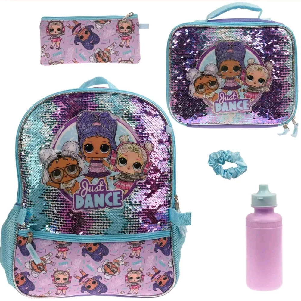 L.O.L. Surprise! Just Dance Sequin Backpack - Purple and Blue